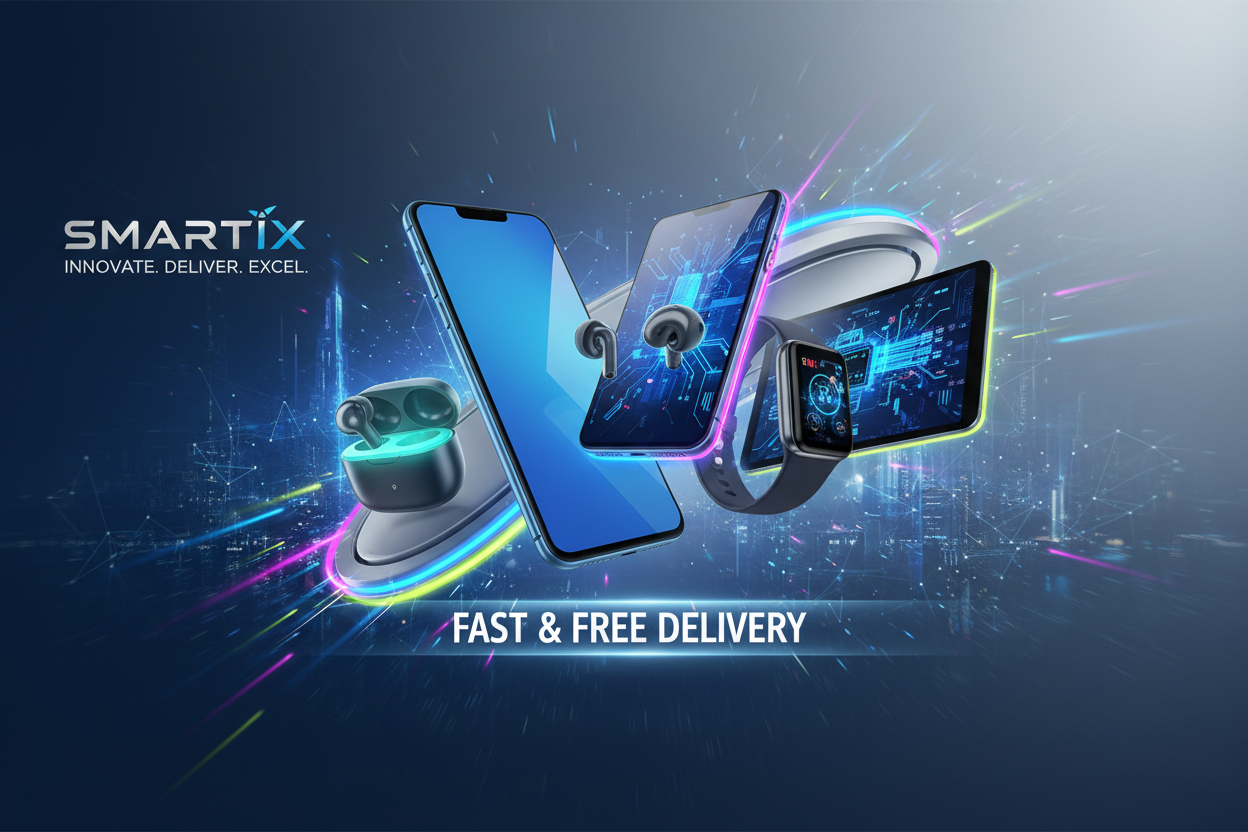 "Achetez des gadgets technologiques innovants chez SMARTIX ! Montres connectées, casques gaming, chargeurs - Prix attractifs & livraison mondiale rapide."