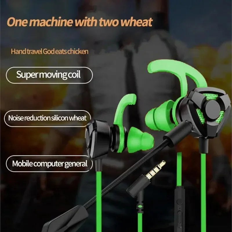 2025 Headset Gamer Headphones Wired Earphone Gaming Earbuds With Mic For Pubg PS4 CSGO Casque Phone Tablet Laptop Universal Game