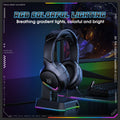 ONIKUMA Gaming Headset, Surround Sound Gaming Headset with Noise Cancelling Microphone, RGB Lights and Soft Memory Earcups