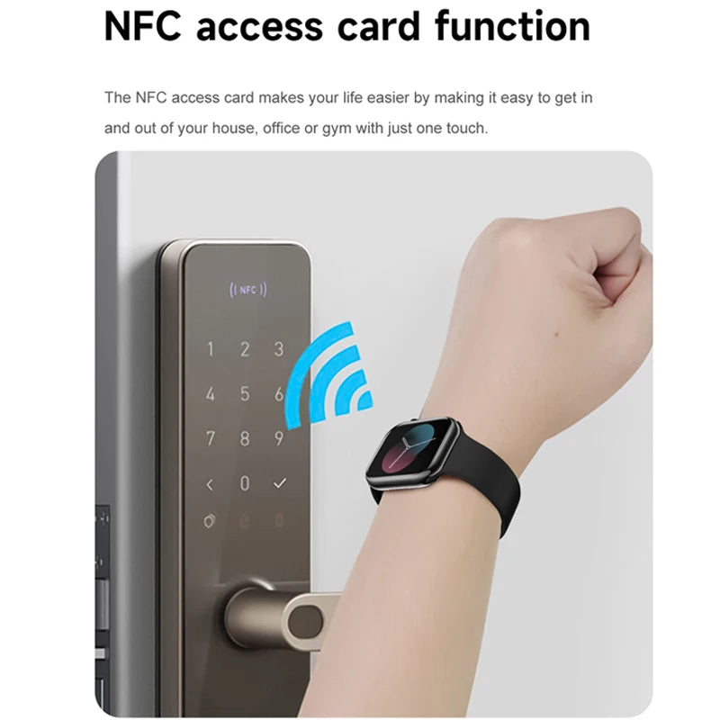 2025 New for Watch 10 Smart Watch Men HD AMOLED Music 3D Surround Health monitoring Bluetooth Call Waterproof Woman smart watchs