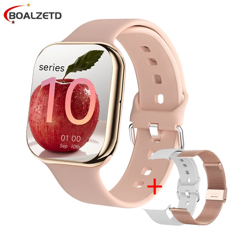 2025 New for Watch 10 Smart Watch Men HD AMOLED Music 3D Surround Health monitoring Bluetooth Call Waterproof Woman smart watchs