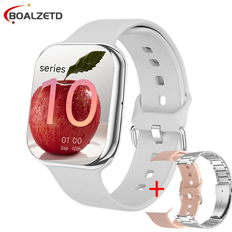2025 New for Watch 10 Smart Watch Men HD AMOLED Music 3D Surround Health monitoring Bluetooth Call Waterproof Woman smart watchs