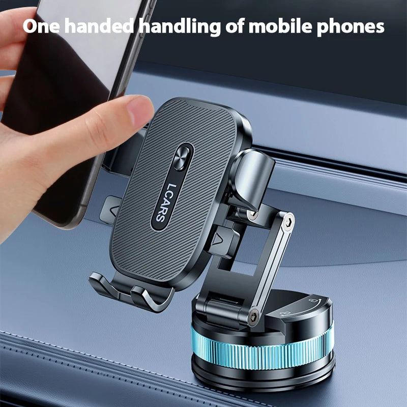 New Car Mobile Phone Stand Multi Angle Swivel Dashboard Suction Mount Compatible with Most Smartphones Car Accessories