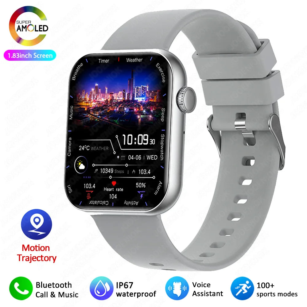 2025 New Smartwatch Men Android IOS Phone 1.9"HD Screen Bluetooth Call Heart Rate Monitoring Sports Waterproof Smart Watch Women