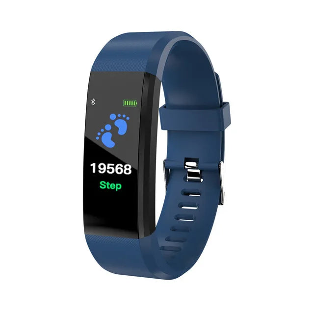 115 Plus Smart Watch Sport Watches Health Smart Wristband Heart Rate Fitness Pedometer Bracelet Waterproof Men Woman Watch