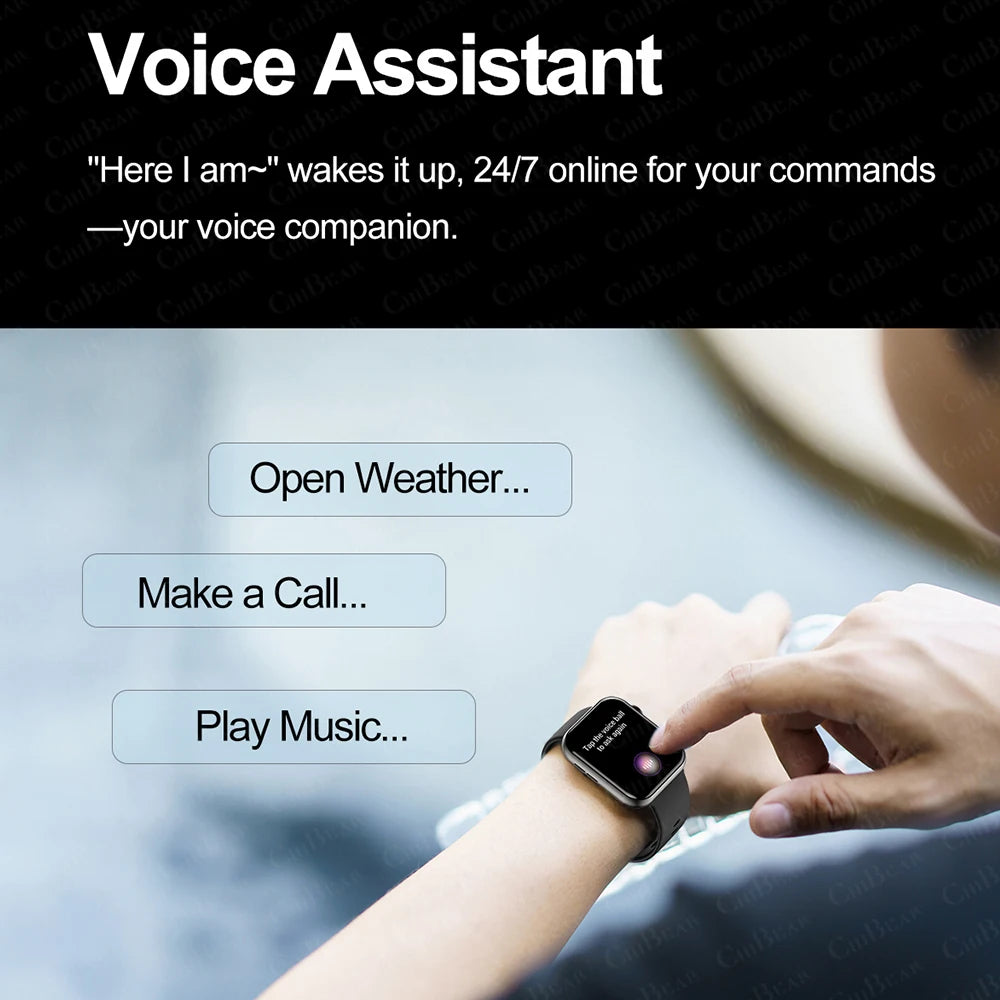 2025 New Smartwatch Men Android IOS Phone 1.9"HD Screen Bluetooth Call Heart Rate Monitoring Sports Waterproof Smart Watch Women