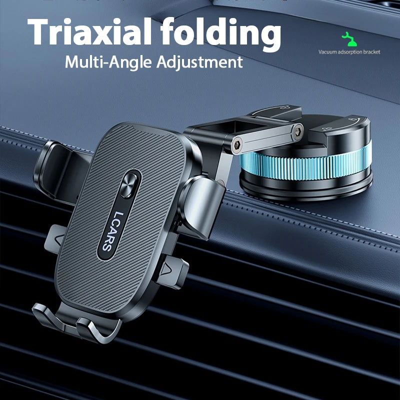 New Car Mobile Phone Stand Multi Angle Swivel Dashboard Suction Mount Compatible with Most Smartphones Car Accessories