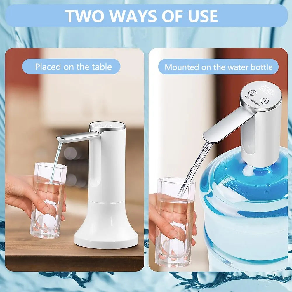 New Arrival Home Gadgets Smart Home Gadgets Electric Water Pump Folding Automatic Drinking Water Bottle Dispenser