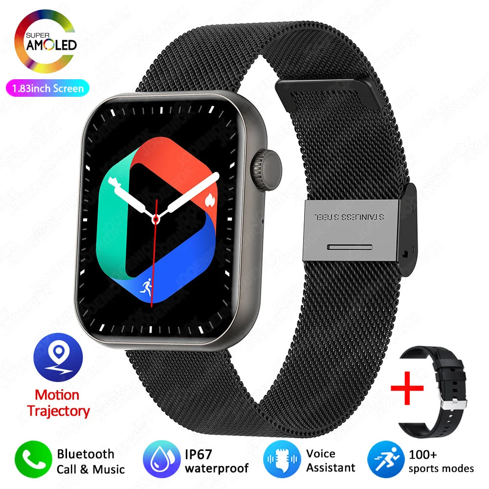 2025 New Smartwatch Men Android IOS Phone 1.9"HD Screen Bluetooth Call Heart Rate Monitoring Sports Waterproof Smart Watch Women