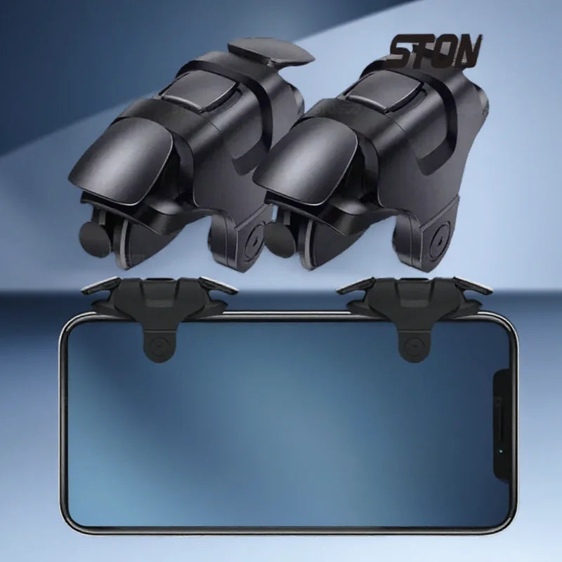 Mobile Game Triggers Controller Joystick Shooter Accessories for Smartphones L1R1 Gaming Trigger Durable Metal Gamepad 1 Pair