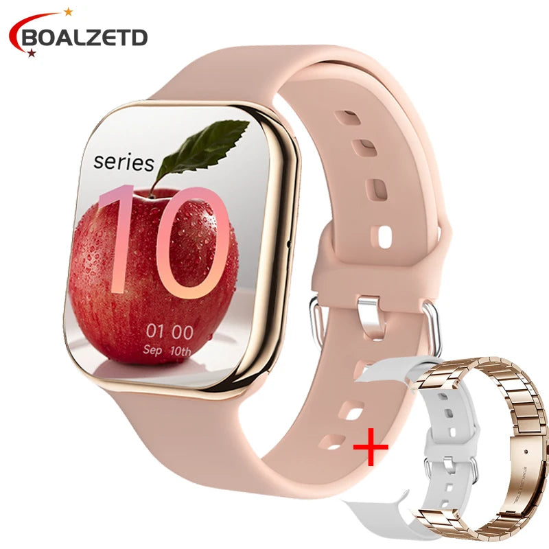 2025 New for Watch 10 Smart Watch Men HD AMOLED Music 3D Surround Health monitoring Bluetooth Call Waterproof Woman smart watchs