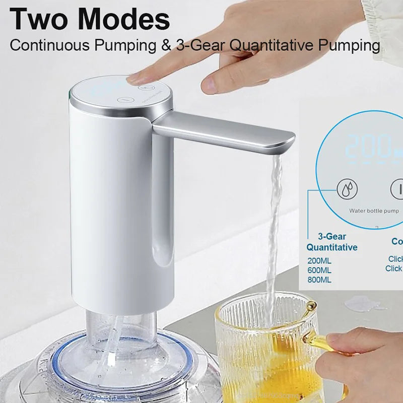 New Arrival Home Gadgets Smart Home Gadgets Electric Water Pump Folding Automatic Drinking Water Bottle Dispenser